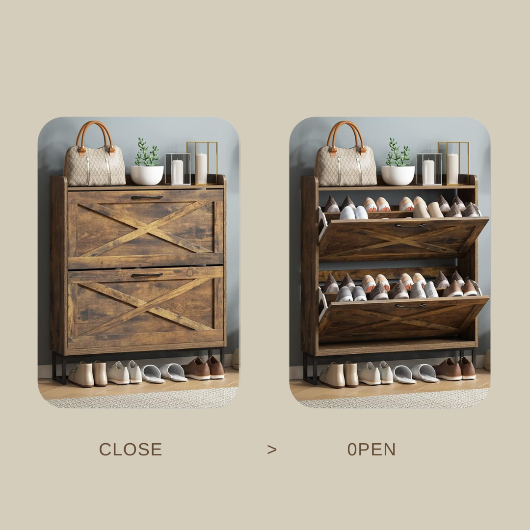 Cove Shoe Organizer Cabinet